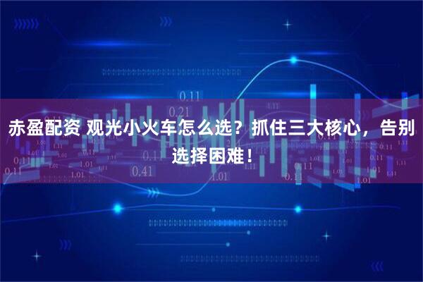 赤盈配资 观光小火车怎么选？抓住三大核心，告别选择困难！
